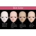 (CHENG)Crossdress Boy/Male Resin Half Head Man Cartoon Character Kigurumi Mask With BJD Eyes Cosplay Anime Role Lolita Doll Mask